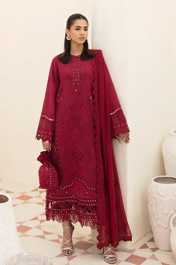 Afrozeh Claret Chikankari Lawn Online Shopping
